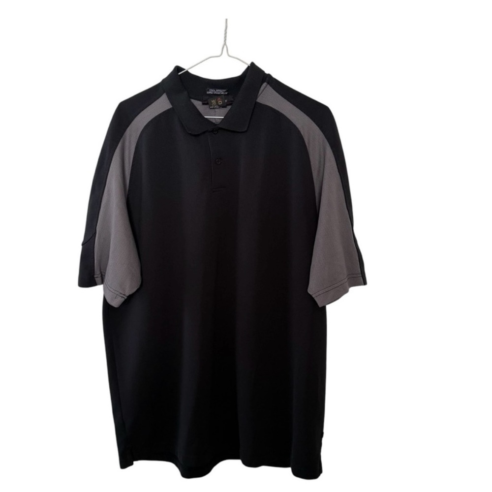 Weir Black and Grey Golf Shirt Men's Size XL Golf Polo Shirt